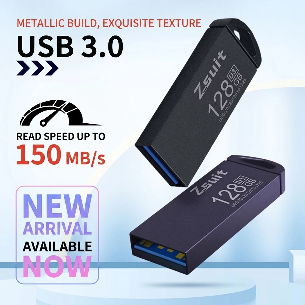U Disk High-speed USB3.0 Computer Mobile Phone Office Universal Car Music USB Flash Drive