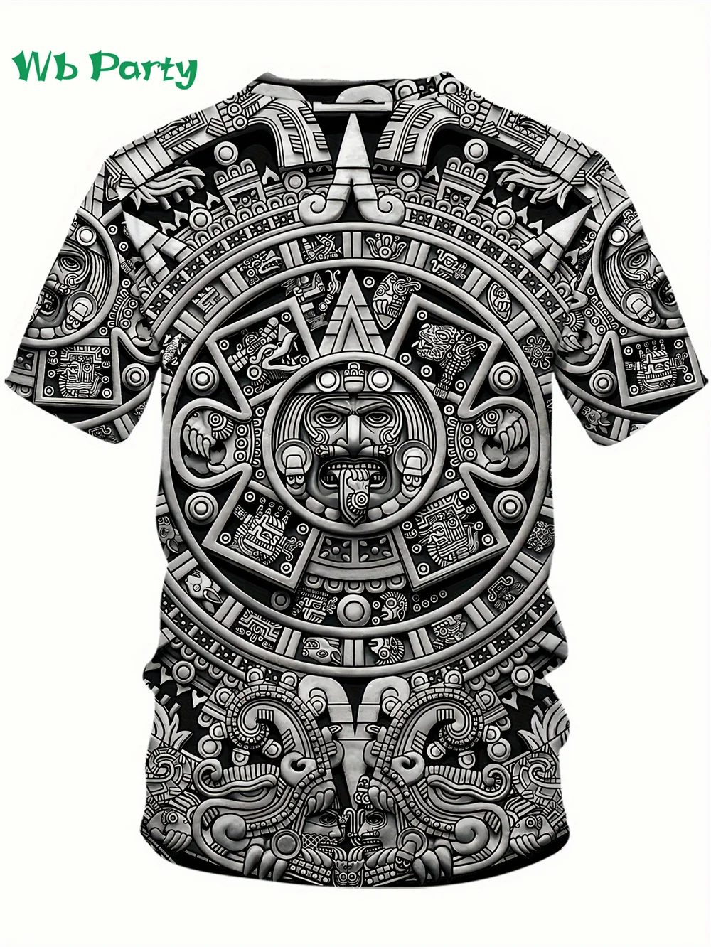 Aztec Themed Pattern 3D Print T shirt Compression Shirt Short Sleeve Tee Men\'s Summer T-shirts Vintage Print Men\'s Clothes Tops