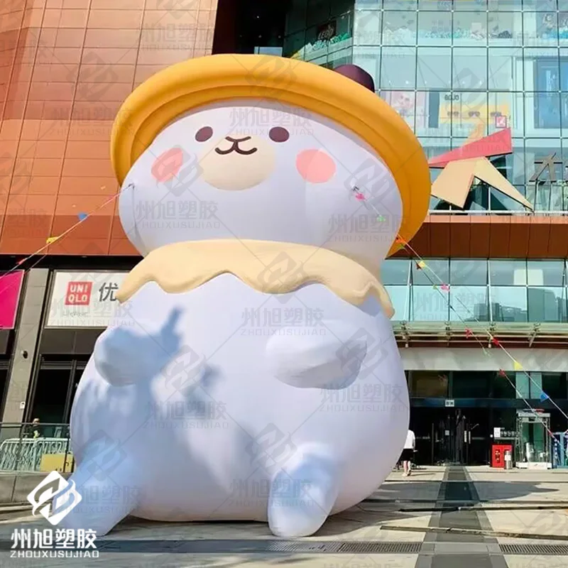 

Inflatable bears with blowers, animal-based air models, outdoor square/park event promotional decorationsInflatable bears with b