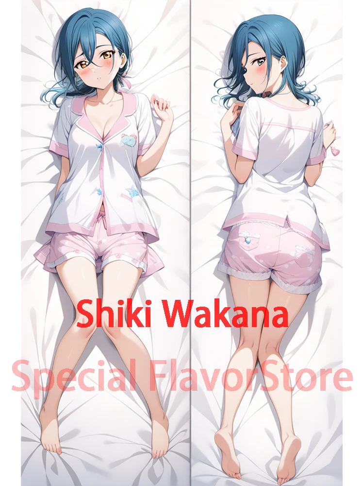 Dakimakura anime Shiki Wakana Love Live! Double-sided Print Life-size body pillows cover Adult pillowcase