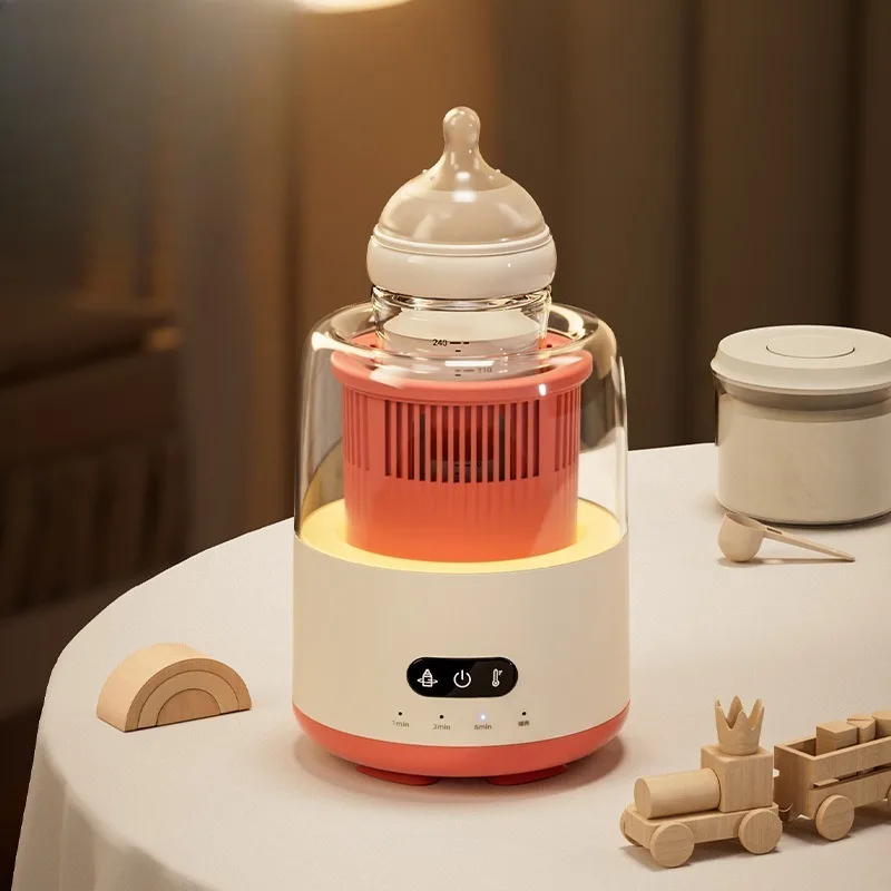 Electric constant temperature milk shaker 2-in-1 intelligent thermal insulation milk adjustment portable