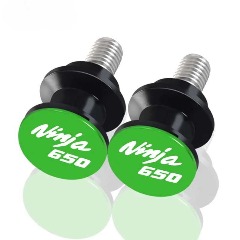 

For Kawasaki NINJA650 2017 2018 2019 2020 2021 Motorcycle Accessories CNC Swingarm Spools Rear Stand Screws Sliders ninja 650