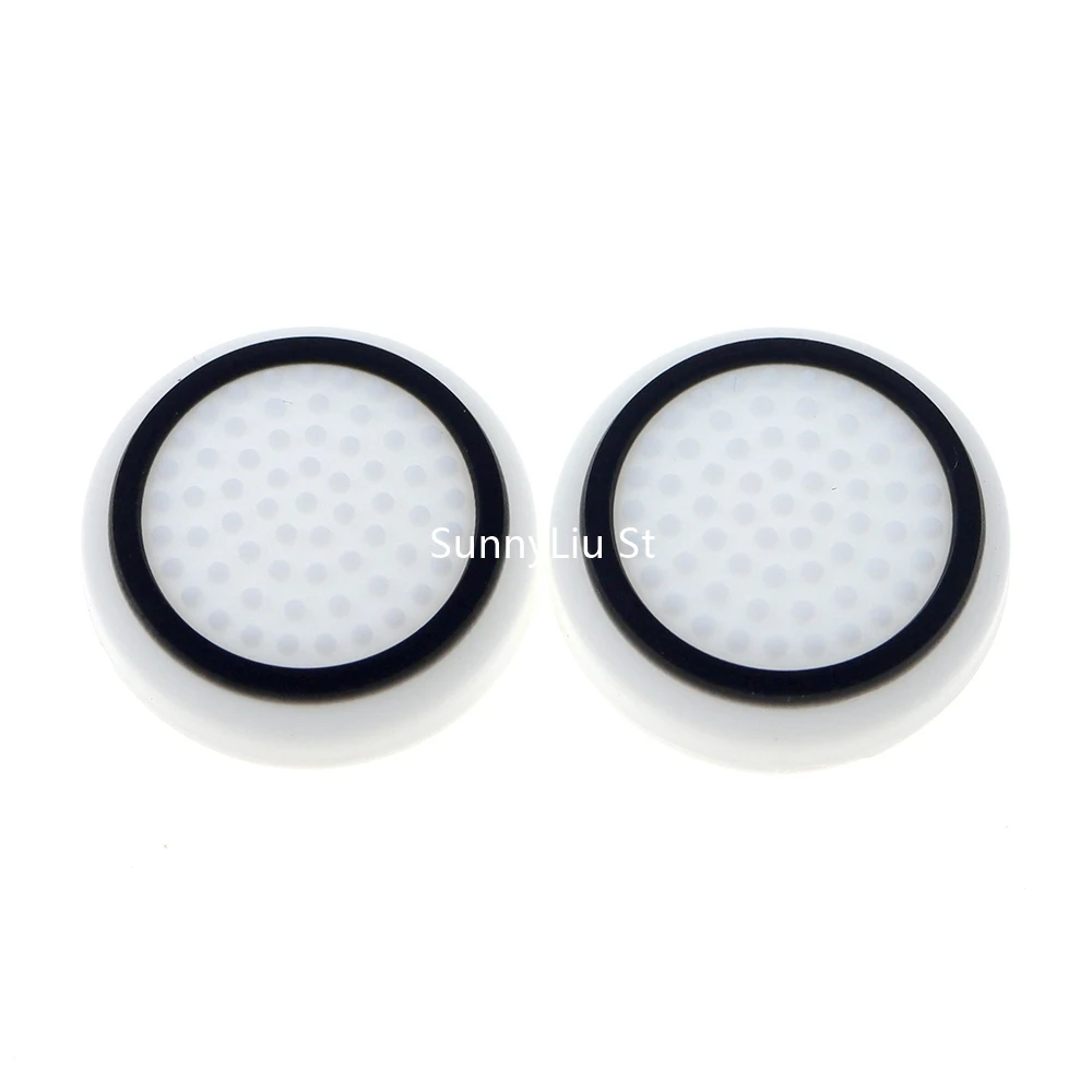 10 шт., 9 цветов, светящиеся, нескользящие силиконовые колпачки для джойстика для паровой деки для PS5, силиконовые мягкие колпачки для ручки для большого пальца