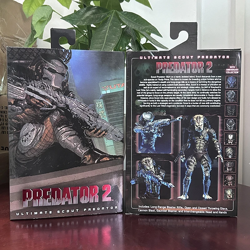 NECA Figure Ultimate Scout Predators 2 Action Figure Model Toys Joint Movable Doll New Year Present For Friends Desk Decor