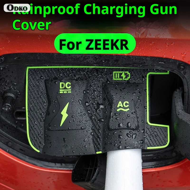 For ZEEKR 001 007 7X Dedicated New Energy Car Charging Port Waterproof Protector Cover Gun Rain Cover Charger Port Cover