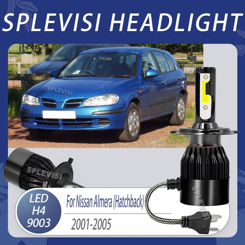 

LED Bulbs High Low Beam - 120W 12000LM/Pair High Night Driving Visibility For Nissan Almera (Hatchback) 2001 2002 2003 2004 2005