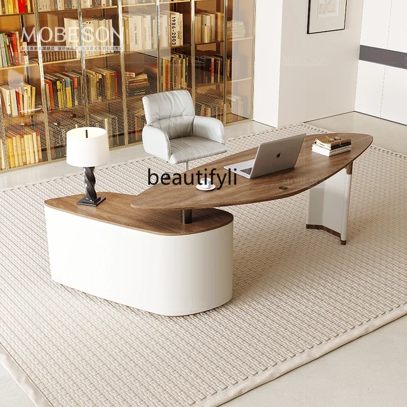 z.Medieval corner solid wood desk household computer desk study desk workbench53