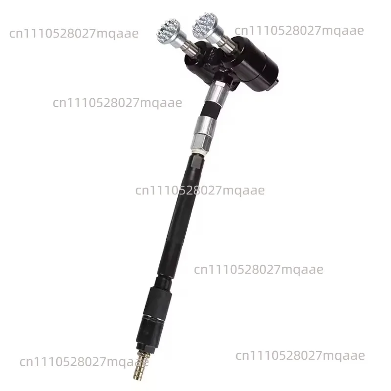 Double Head Pneumatic Hammer Concrete Chipping Machine Bridge Alloy Chiseling Hammer Ground Bridge Chipping Stone Impact Hammer
