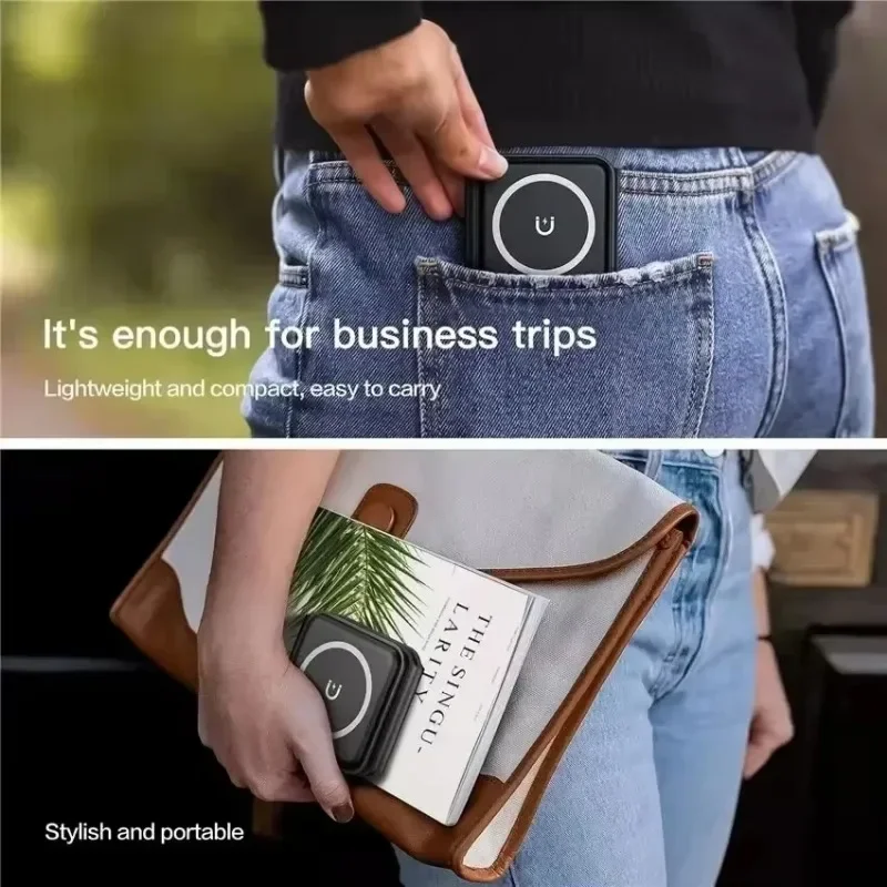 Магнитная док-станция для беспроводного зарядного устройства 3 в 1, подставка для MagSafe iPhone 16 15 14 13 12 Pro Max Apple Watch 10 9 8 7 AirPods, быстрая зарядка