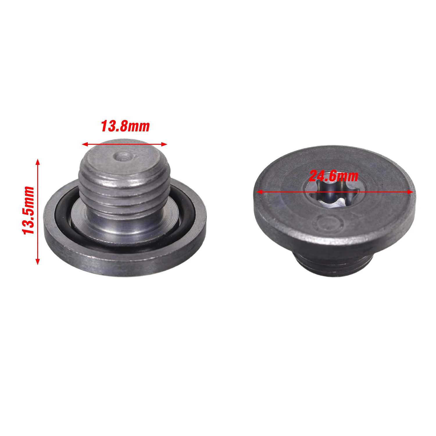 

5Pcs Engine Oil Pan Drain Sump Plug Screw Bolt For Vauxhall Astra J H CORSA B C Auto Engine Oil Pan Drain Bolt