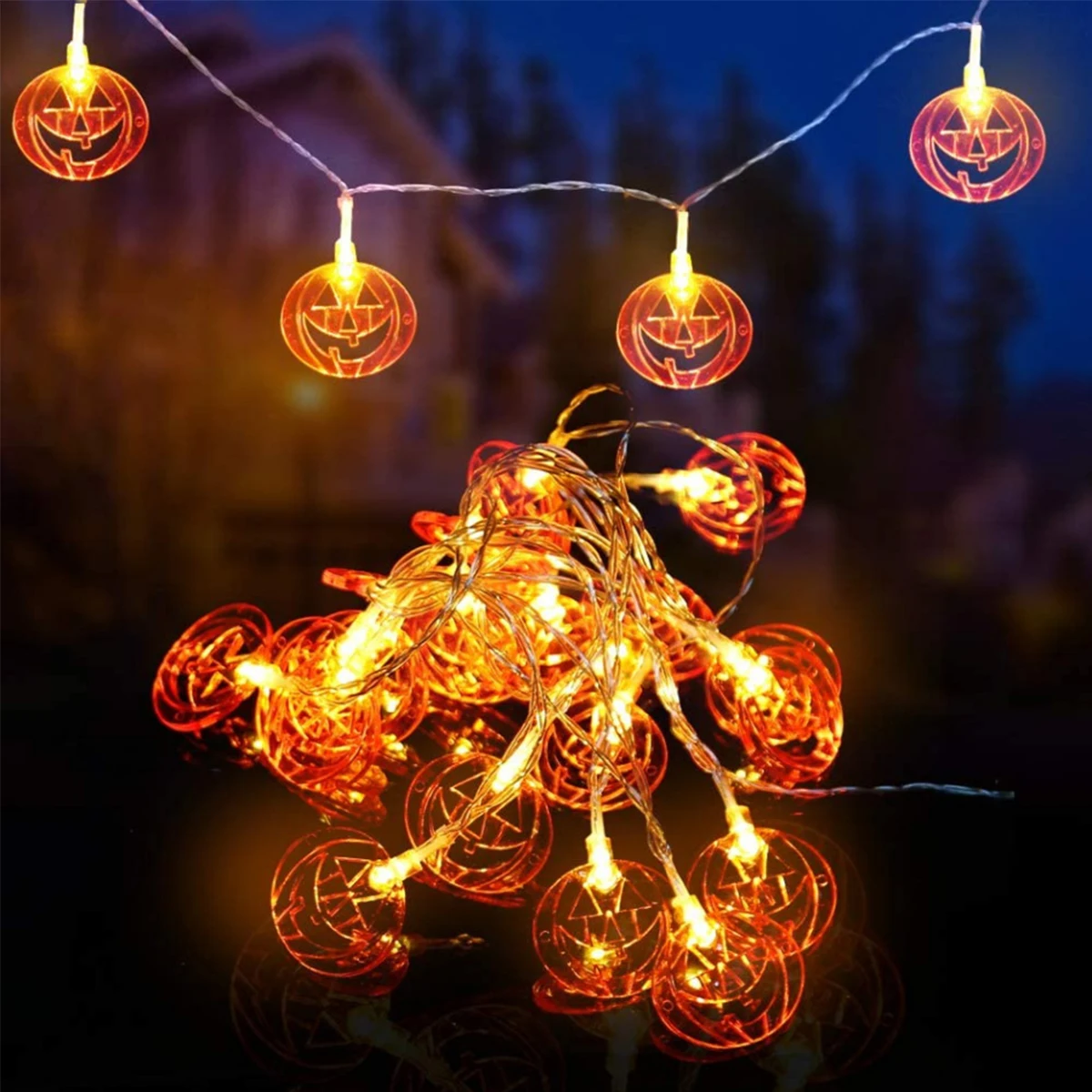 LED String Lights Halloween Room Decoration Coloured Lights LED String Lights Decoration Lights Party Decoration Halloween Gifts