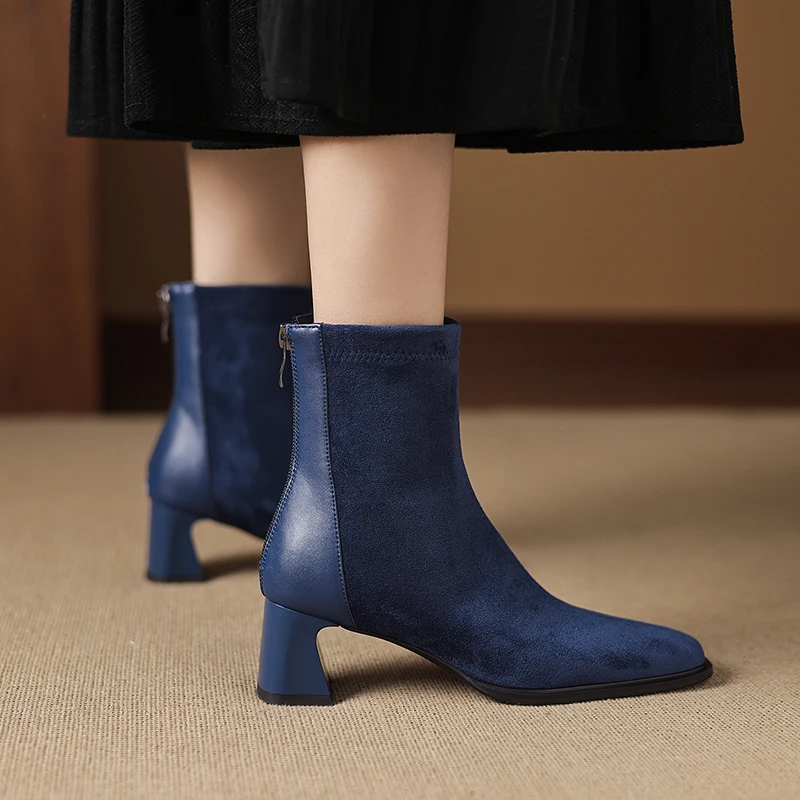 2026 new autumn winter women a - Suede Ankle Boot 评论和价格
