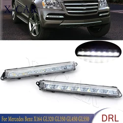 X-CAR 메르세데스 벤츠 X164 GL320 GL350 GL450 GL550 DRL 안개등 앞 범퍼 LED 주간 주행등 A1649060351