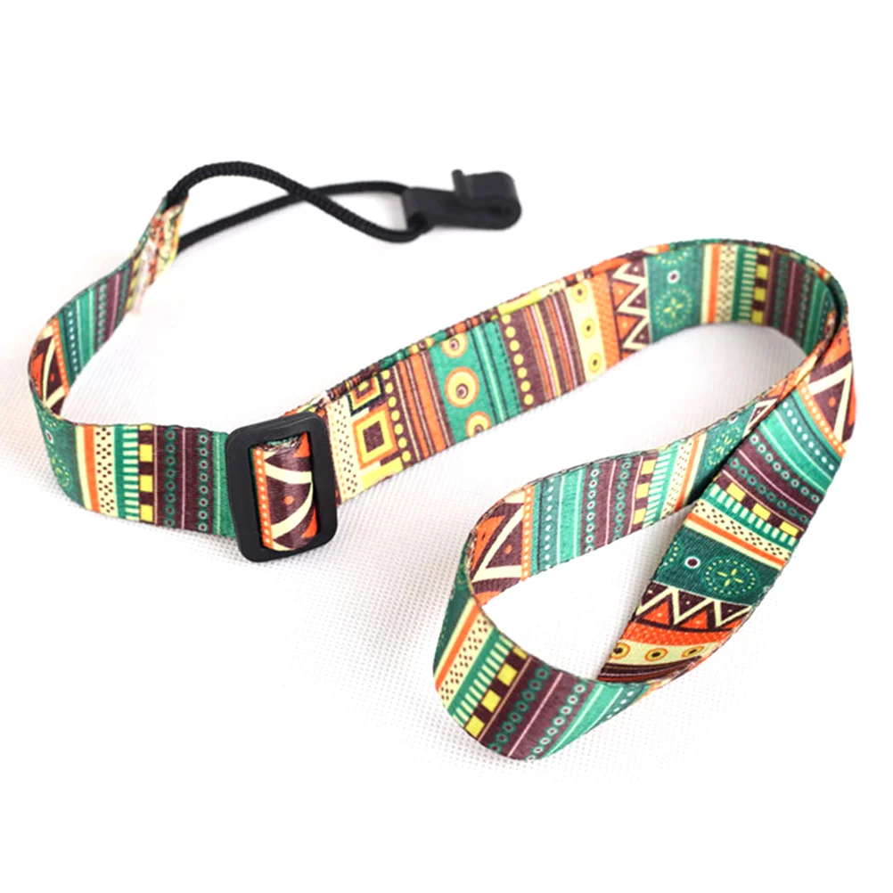 

Strap Guitar Strap Folk-custom Adjustable Nylon Colorful Vivid Style Hawaiian with Hook Strap Ukulele Guitar Accessories