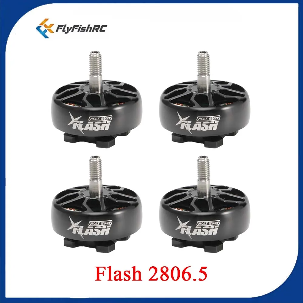 

Flyfish Flash 2806.5 1350KV 1750KV FPV Двигатель дальнего действия - черный цвет для комплекта рамы RC Drone
