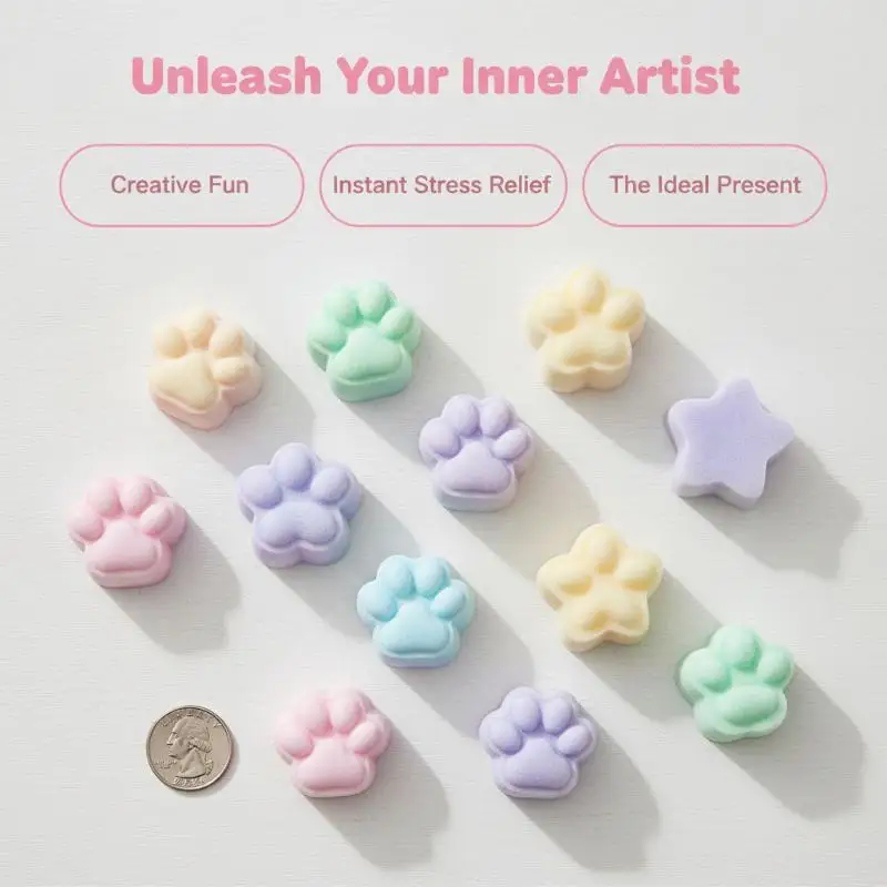 1 Set Liquid Silicone Maker For DIY Taba Art Crafting Molding Decompression Gift Make Your Own Super Soft Squishies Maker