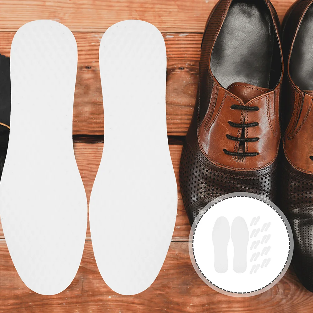 

20Pairs Thin Insoles Breathable Sweat Absorbing Massaging Inserts Durable Practical Sports Daily Use Shoe Sole Repair
