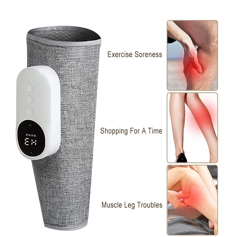 Portable Fashionable Heated Leg Massager with Air Compression Thermotherapy Technology for Muscle Relaxation and Leg Massage