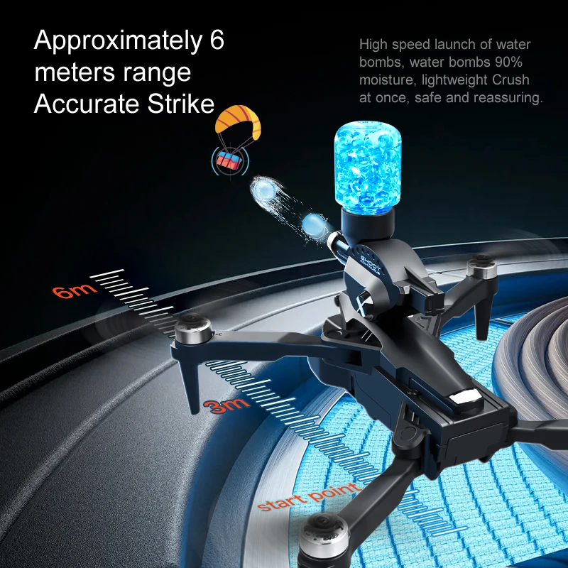 K11MAX Drone Launching Water Bomb Drones 8K Professional Camera Brushless Four Axis Aircraft Quadcopter Aerial Photography Dron view 4