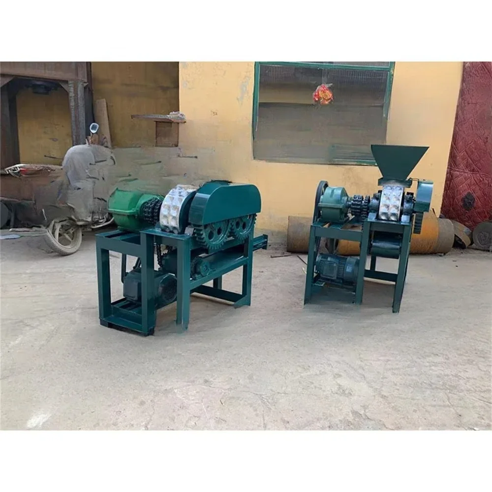 Small tabletop pebble briquetting machine mineral powder forming equipment mineral powder roller ball tablet press