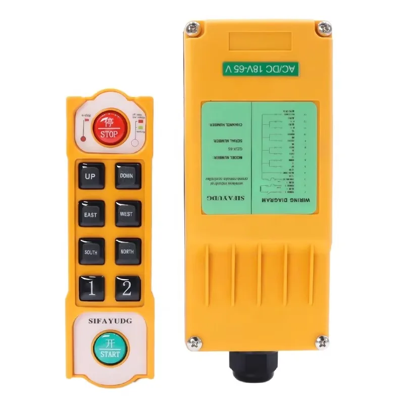 

Direct Selling 8 Buttons Single Speed Smart Electric Hoist Remote Control With FCC and CE Certificate