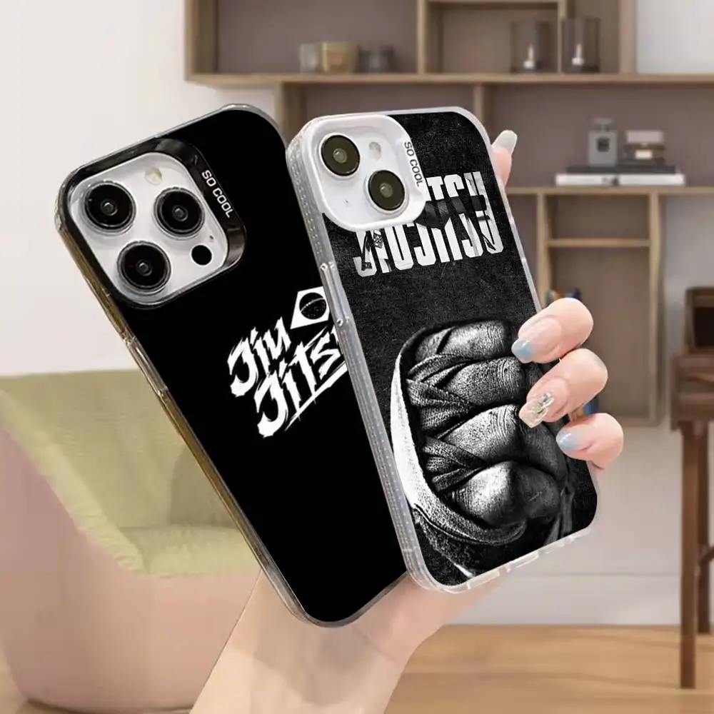 

BJJ Brazilian Jiu Jitsu Phone Case For iPhone 17,16,15,14,13,12,11,Mini,Pro,MAX,plus,Black Matte Shockproof Cover