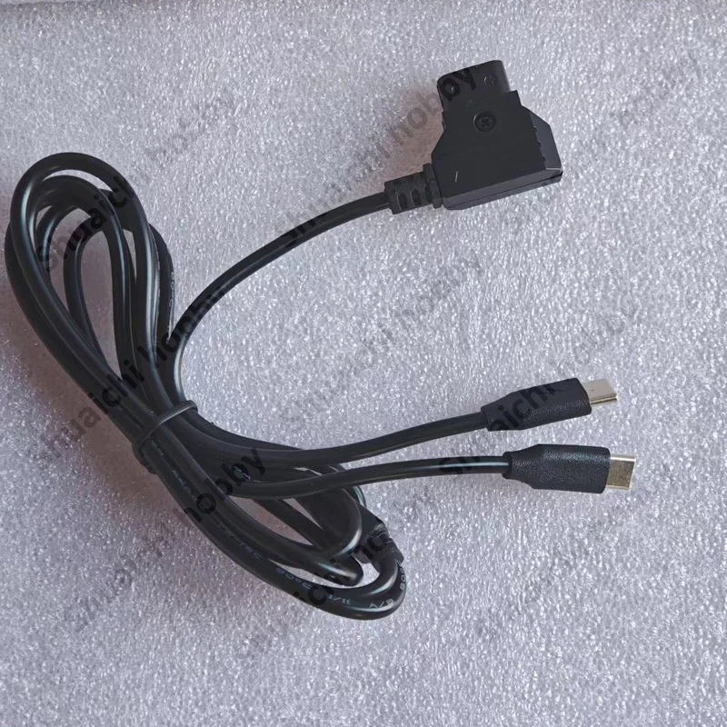 1 Uds d-tap a tipo C 1 a 2 Cable de alimentación del Motor de enfoque Cable conector de suministro piezas de repuesto para transmisión de vídeo DJI SDR