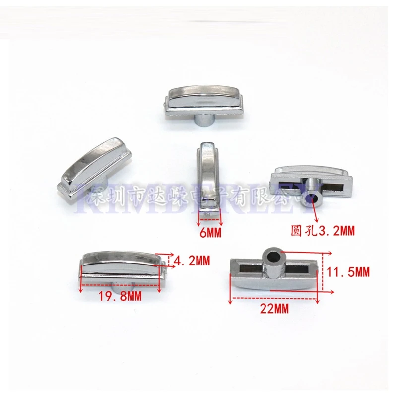 

10 шт. кнопок с гальваническим покрытием от производителя, колпачки для сенсорных переключателей, серебристые пластиковые колпачки для кнопок