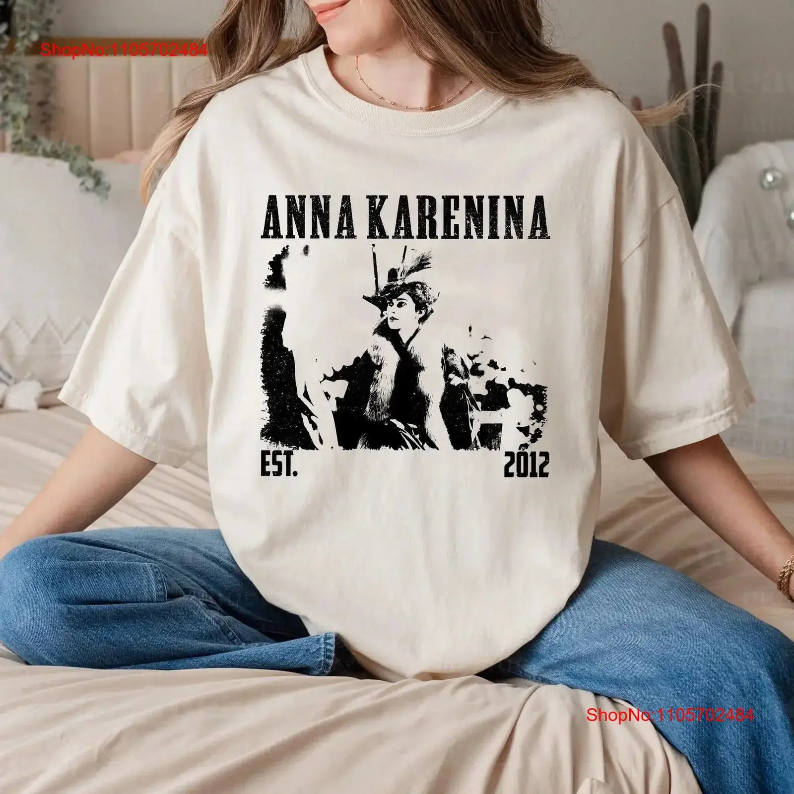 Anna Karenina Movie T Shirt Film Vintage Retro Classic s for him Christmas vintage Washed Breathable fashion Unisex Soft