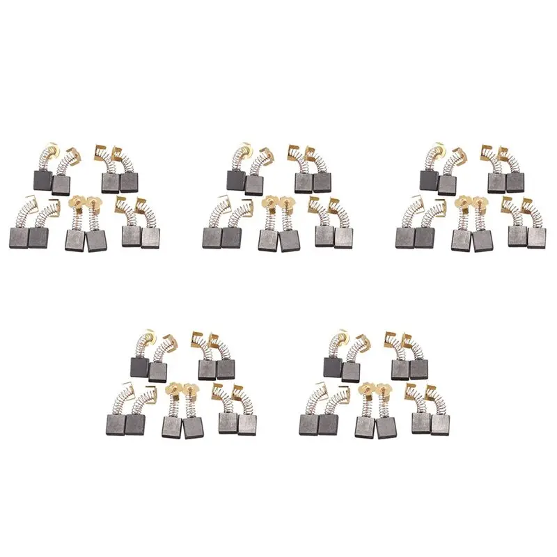 B84B-50 Pcs Power Tool Carbon Brushes 18 X 16 X 7Mm CB203 For