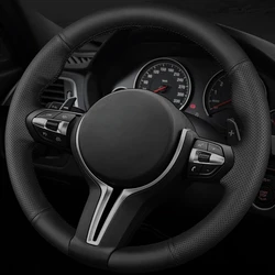 Custom Car Steering Wheel Cover M Sport F31 F34 F10 F11 F07 X3 F25 F32 F33 F36 X1 F48 X2 F39 Steering Wheel Cover For BMW F30