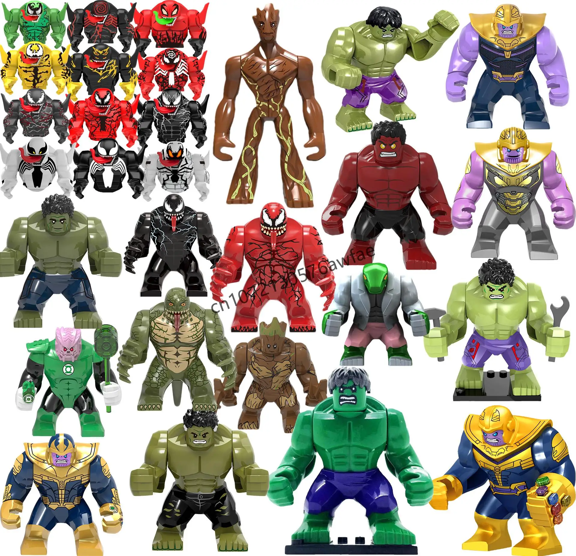 Marvel ตํานานอะนิเมะ Mini Building Blocks ตุ๊กตาของเล่นระดับ Heroes DIY ปริศนา Spider Man รูปปั้นของเล่นเด็ก