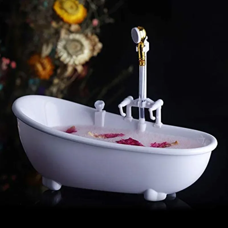 Funny Creative Bathtub Cocktail Glass Electric Cyclic Water Spray Cup Milkshake Cold Drinks Bar Nightclub TIKI Flip Wine Tumbler