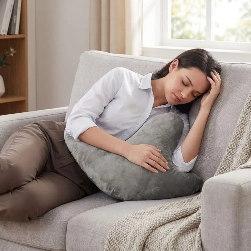 Slow Rebound Shoulder Support Pillow Soft Breathable Arm Support Pillow Adjustable Comfortable Shoulder Brace Side Sleeping