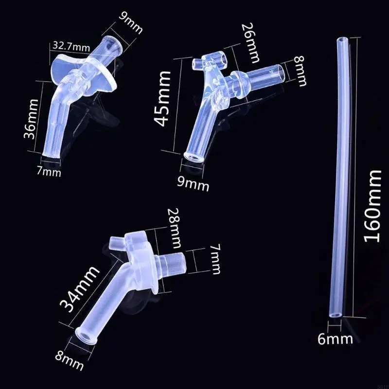 581F 3 Pz/set Accessori per Tazza Paglia in Silicone Biberon per Bambino Tazza Acqua Ugello Paglia Riparazione per e