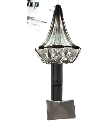 

Dasmani Aluminum Chain Pendant Lamp Luxury Suspension Store Mall Classic Hanging Ceiling Chandelier Lighting