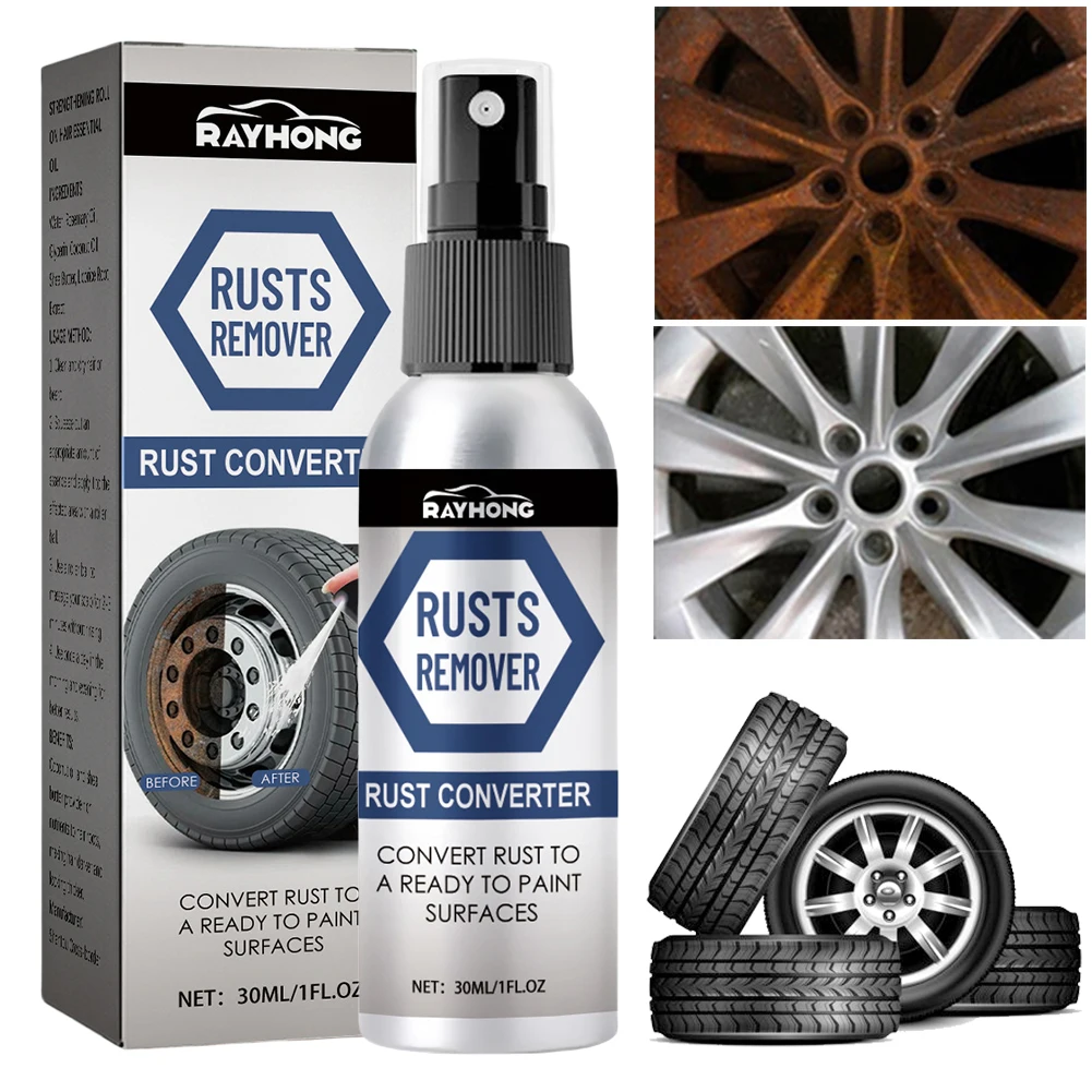 بخاخ مزيل الصدأ متعدد الأغراض ، مزيل البقع التلقائي ، تفاصيل السيارة ، مسحوق الحديد ، 30