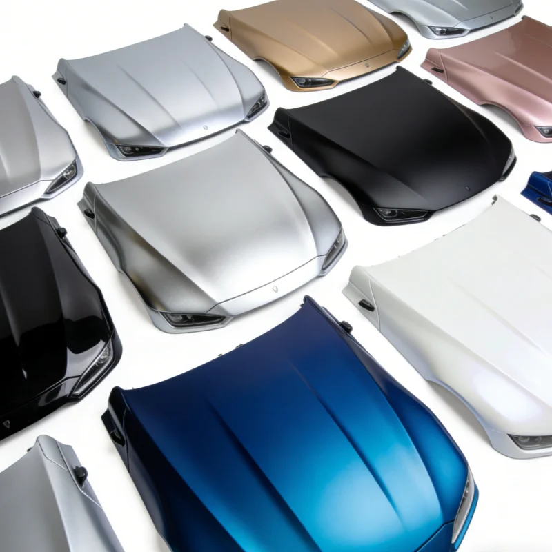 

Colorfuul High Quality 1.52*16m PET Car Wrap Film Glossy Color Changing Air Bubble Free Wrap Films Easy Install Vinyl Film