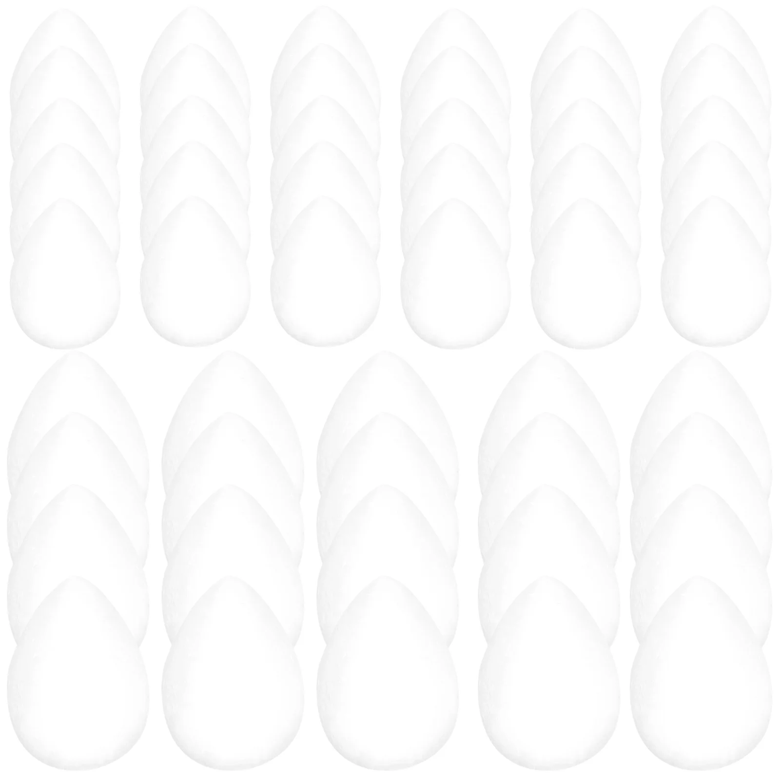 

100Pcs Water Drop Shape Foam Balls DIY Craft Material for Projects Wedding Decorations Blank Foam Buds Lightweight Safe