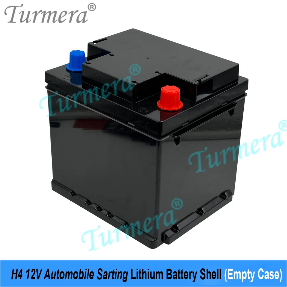 Turmera 12V Car Starting AGM Battery Empty Case Group BCI 140R H4 LN1 L- R+ Terminal for Automotive Battery AGM-L50 Replacement