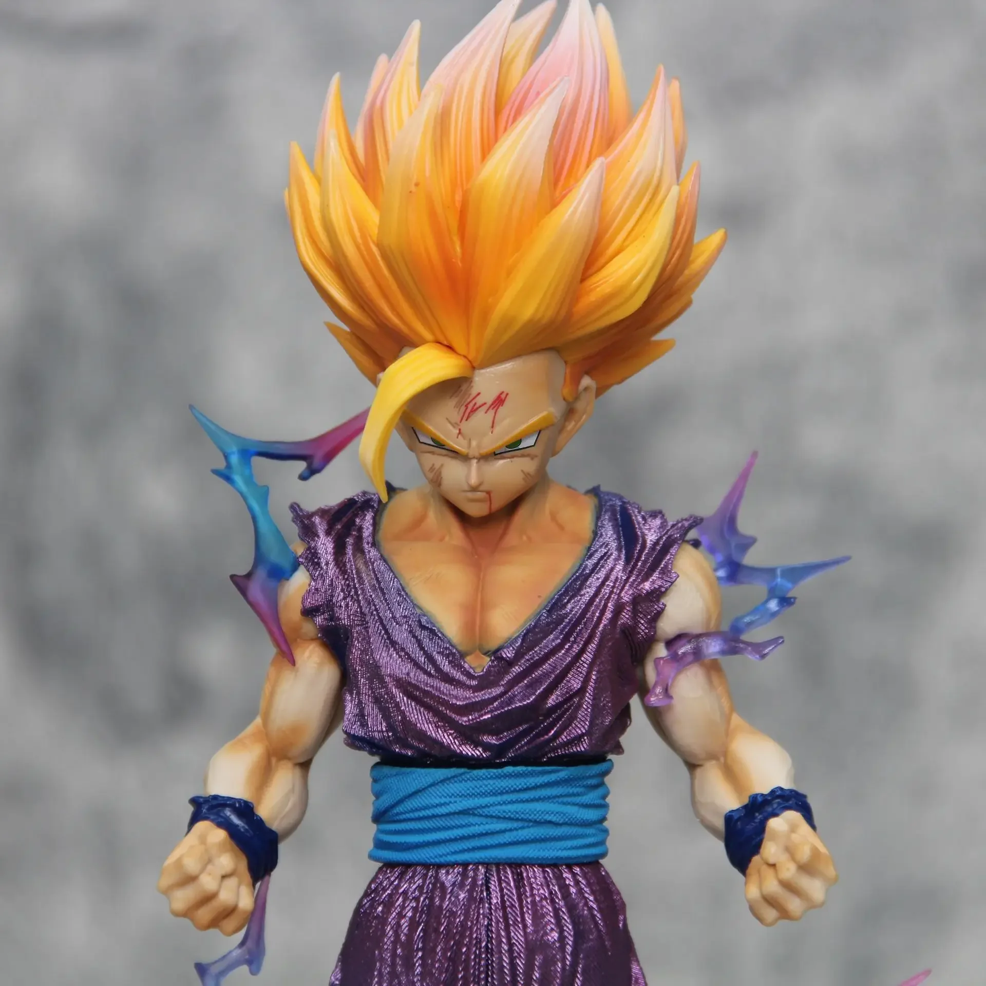 25cm Dragon Ball Z Anime Figure Son Gohan Action Figurine Super Saiyan 2 Cell Game giocattoli per bambini Decoartion Son Goku regalo gratuito