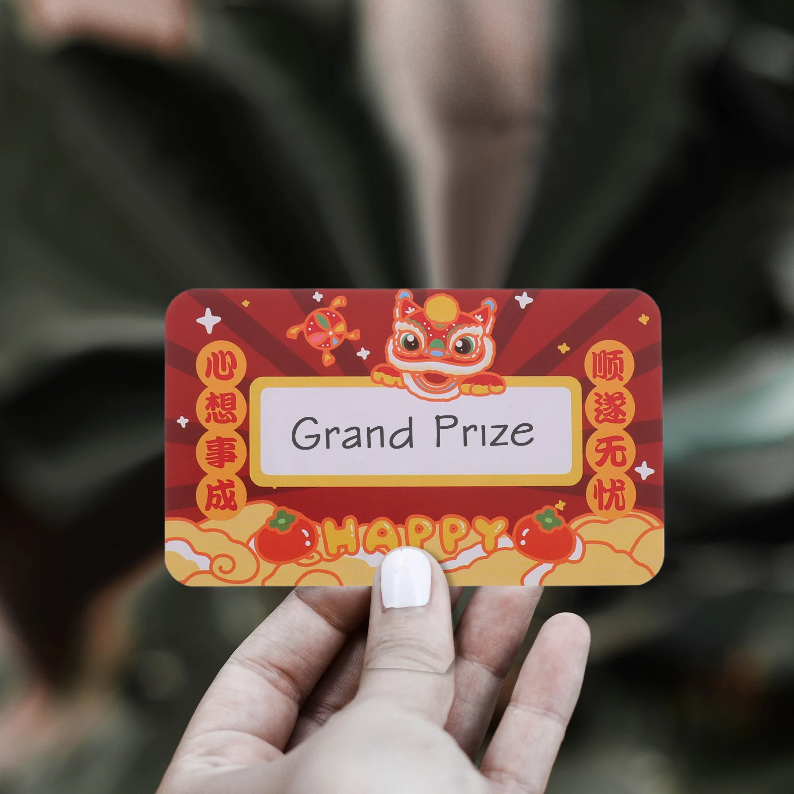 

30pcs Scratch Card Gift New Year Cards Cartoon Diy Paper Child Chinese off Character Lunar Party Favor Funny Keepsake