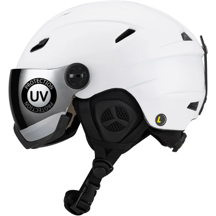 

Высококачественный лыжный шлем с защитой от ультрафиолета и очками для активного отдыха на открытом воздухе