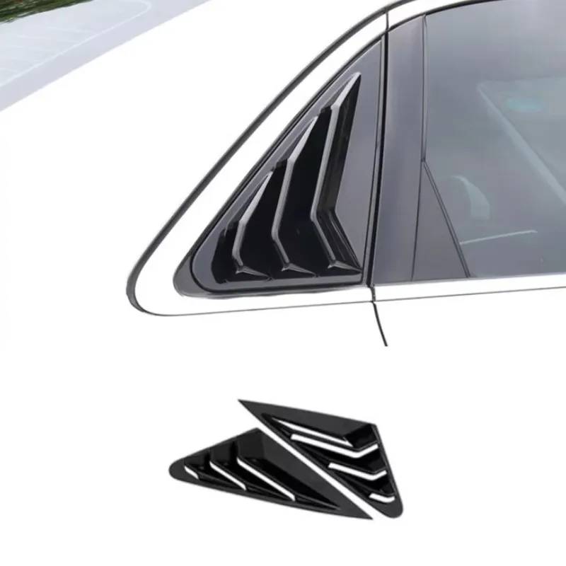 

For Audi A4 B8 2009-2016 Car Styling Rear Window Triangle Panel Decoration Cover Shutters Stickers Exterior Accessories Decals