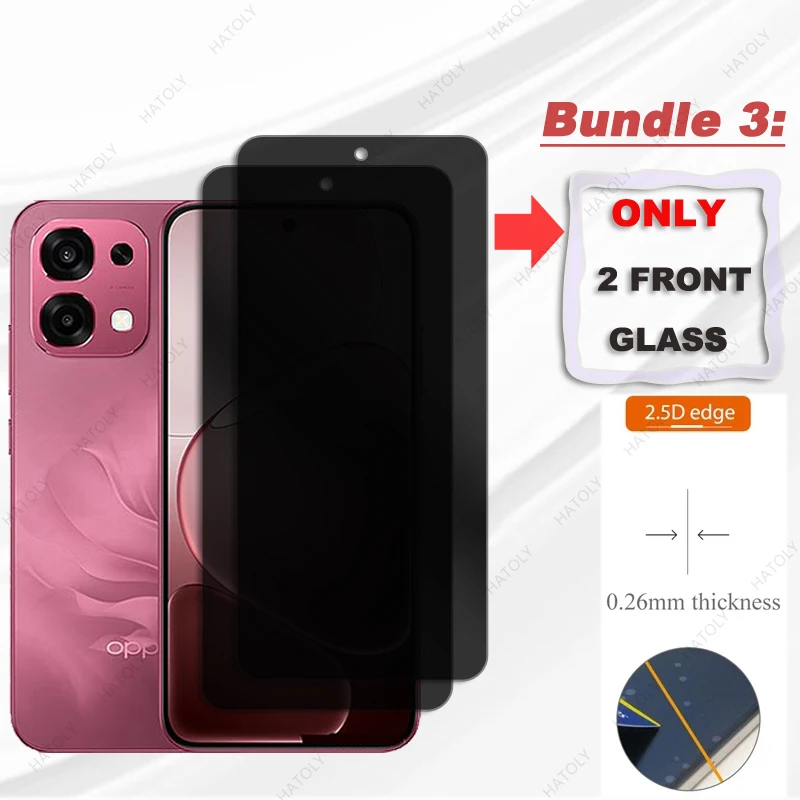 

Защитная пленка для экрана для Oppo F31, стекло с антибликовым покрытием для Oppo F31, антишпионское стекло, защита объектива камеры для Oppo A6 Pro