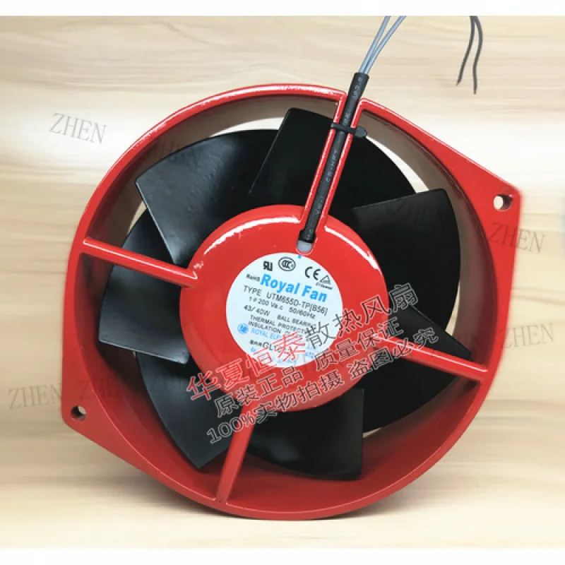 

Y ROYAL FAN UTM655D-TP[B56] 200V 43/40W high temperature resistant cooling fan #