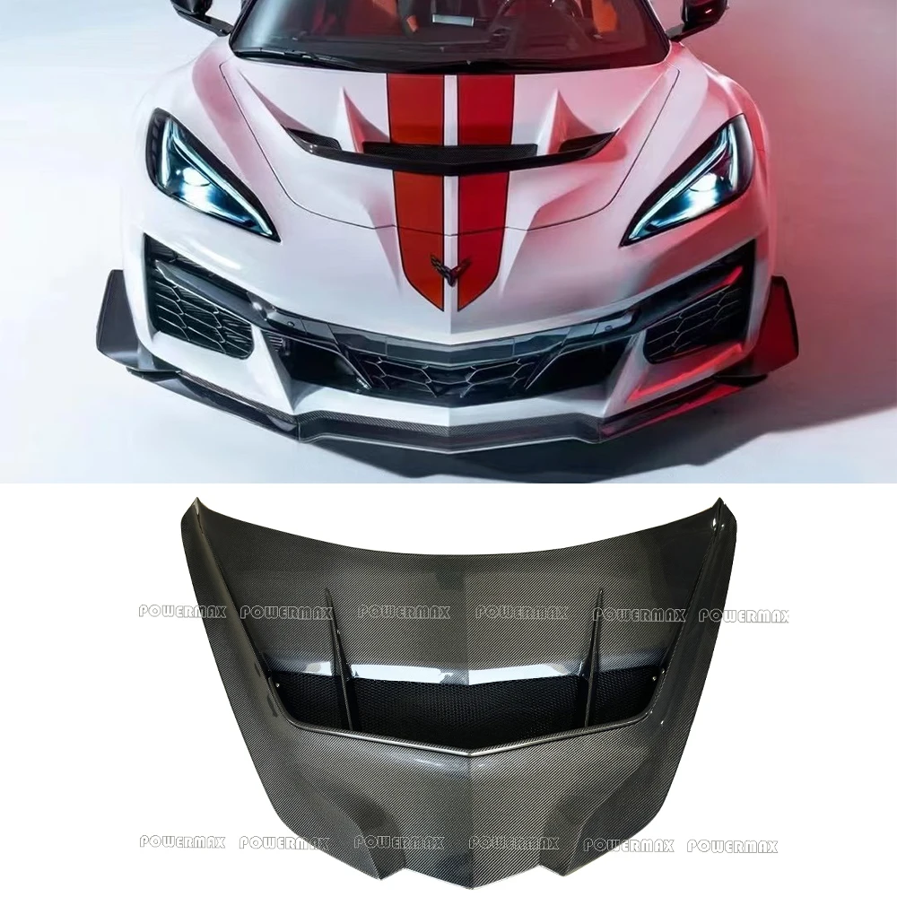 

New Carbon Fiber ZR1 Hood for Corvette C8 Z06 Front Hoods