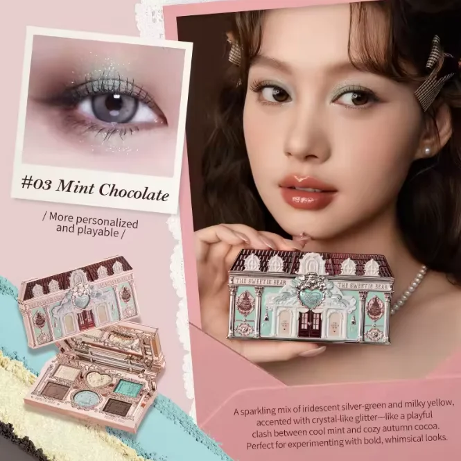 Flower Knows Makeup Kit Full Professional Makeup Gift Set Mermaid Angel Highlight Swan Lipstick 5 Piece Set