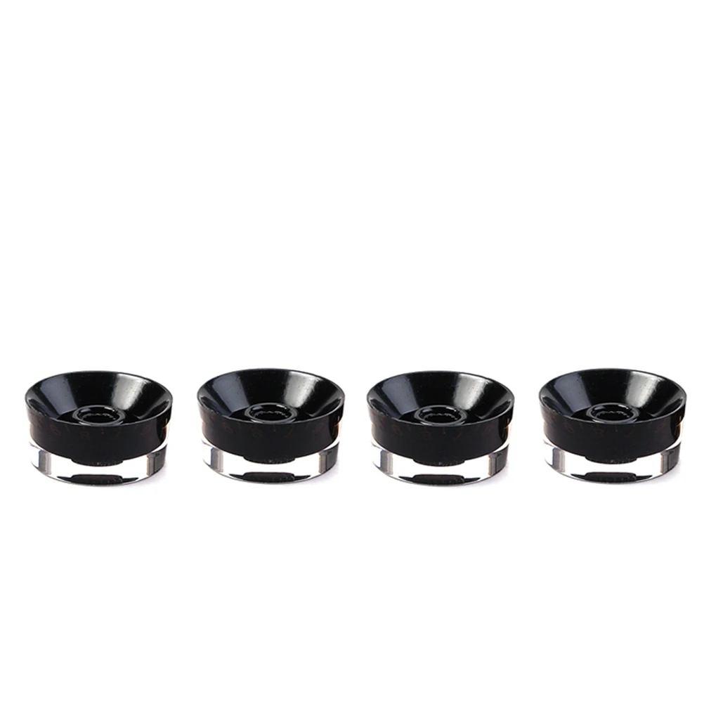 

4Pcs Guitar Volume Tone Control Knobs Black Plastic Replacement for Style Electric Guitar Accessories