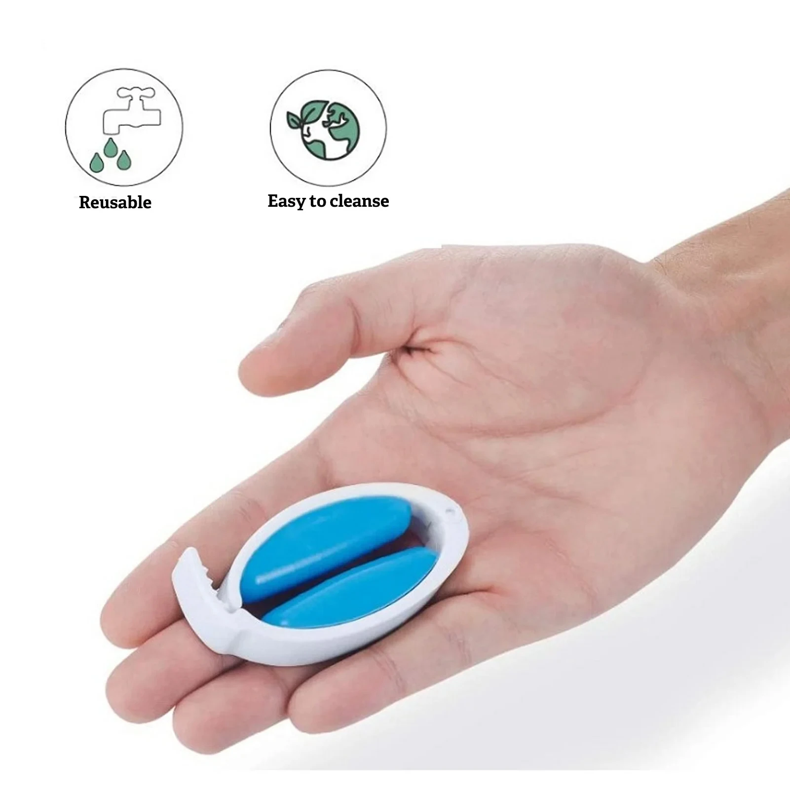 Male Soft Silicone Urinary Incontinence Clamp Prevent Leakage Adjust Pressure Orthopedic Brace Incontinence Clip for Men